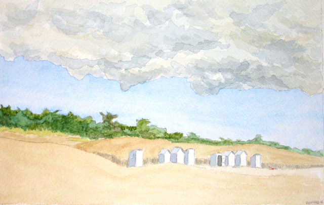 les huttes de plage